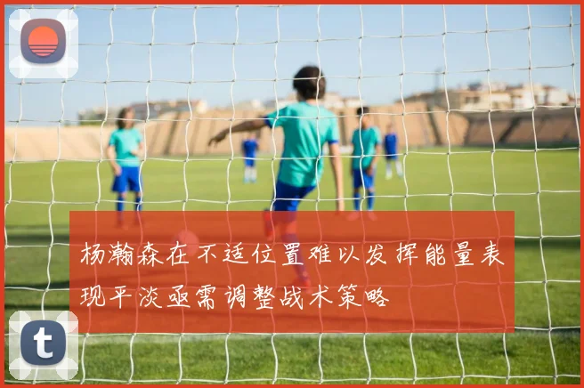 杨瀚森在不适位置难以发挥能量表现平淡亟需调整战术策略